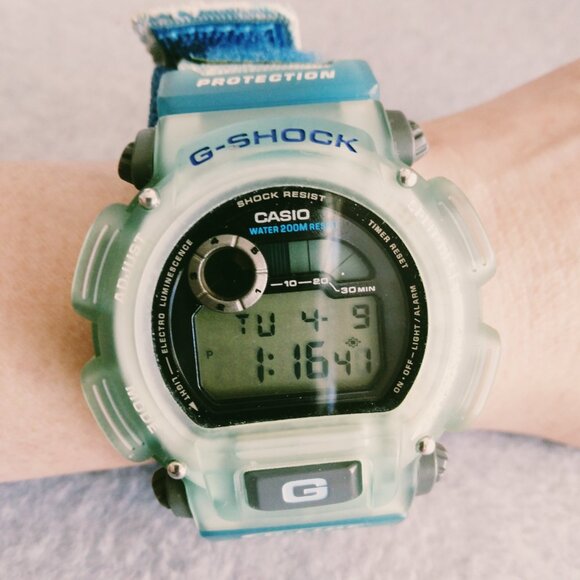 CASIO G-Shock DW004S-2V 1627 men's G-LIDE Blue "Rocky Point" new battery! - Picture 1 of 11